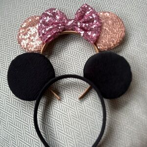 Mickey & Minnie ears headbands